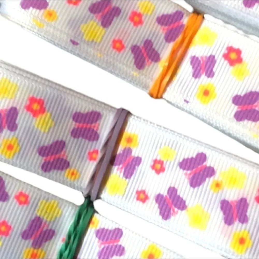 grosgrain Ribbon 7/8” 5 yards 5/$20 butterflies